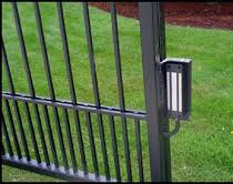 Electric gate maglock