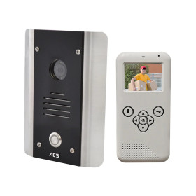 AES 705-AB-EU New DECT 2.4G wireless video intercom with portable video handset AES 705-AB-EU New DECT 2.4G wireless video intercom with portable video handset
