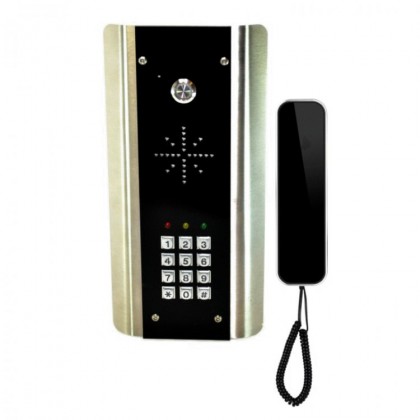 AES Slim CL-ABK wired architectural audio intercom kit with keypad and wired handset