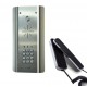 AES Slim CL-ASK wired stainless steel audio intercom kit with keypad and wired handset