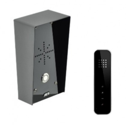 AES Slim HF-IMP wired hooded black audio intercom kit with hands-free handset - DISCONTINUED