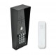 AES Slim HF-IMPK wired hooded black audio intercom kit with keypad and hands-free handset - DISCONTINUED