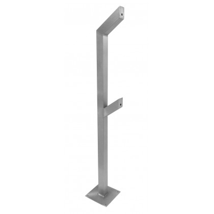 BPT HDP/DUAL - Dual Height Stainless Steel Audio/Video Mounting Post