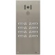 BPT VRVW/1-10 VR flush mounted video panel with name windows and call button options - DISCONTINUED