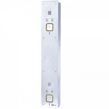 BPT VRVPDDA.01/DUAL VR DDA flush mount, dual height video entry panel, prox cutout and 1 button - DISCONTINUED