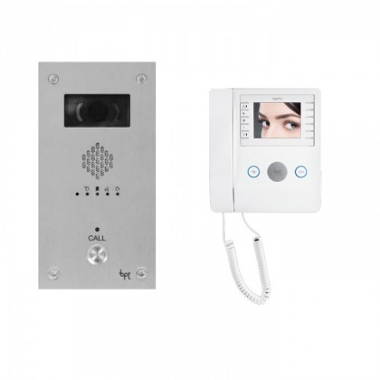 BPT XPVRAG and XPVRKAG GSM X-AIR PLUS kit with Agata monitor and vandal resistant intercom - DISCONTINUED