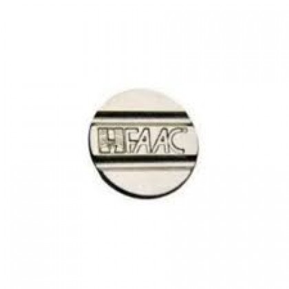 Faac smal double groove 21mm diameter token for previous units