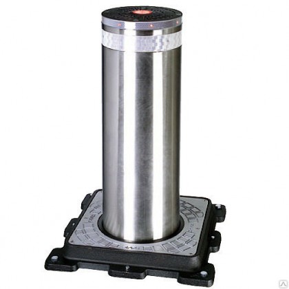 Faac J series J275/800 automatic bollard in stainless steel