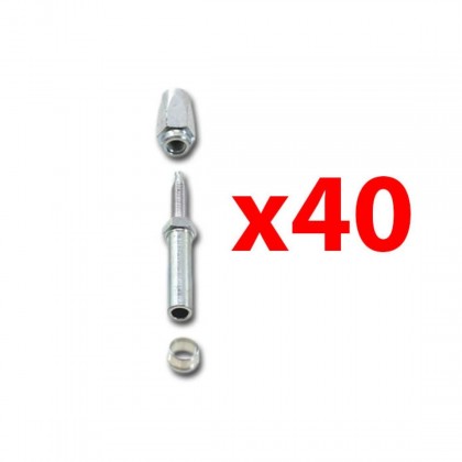 Faac Pack of fittings (40 male, 40 female) including olives and nuts - HAS BEEN DISCONTINUED