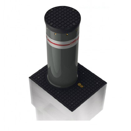 Fadini TALOS fully retractable oil hydraulic automatic bollard in anthracite grey