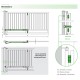 Trackless Bifold Gate Kit For A Folding Gate Up To A Total Width Of 5m