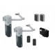 Nice WalkyKit 24Vdc articulated arm bi-directional kit for swing gate up to 1.8m