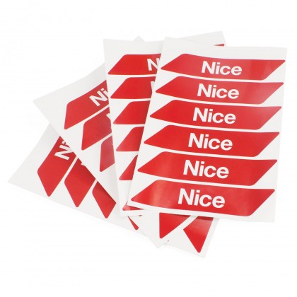 Nice WA10 red adhesive reflector strips for automatic barrier