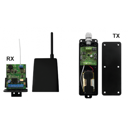 Nologo TRANCEIVER 868Mhz wireless transmitter and receiver kit for safety edges