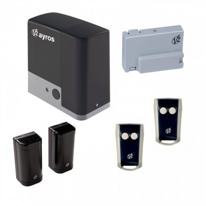 V2 AYROS600 24Vdc kit for automating sliding gates up to 600kg