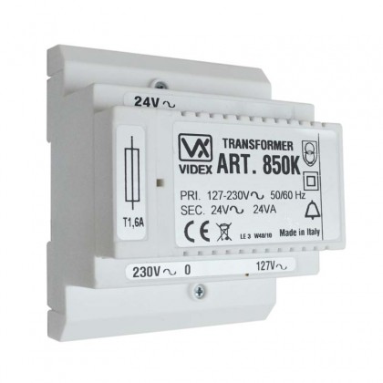 Videx 850K 24Vdc AC transformer for extension monitor