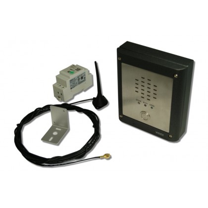 Videx GSMVRK 4G Vandal resistant GSM flush mount audio Intercom kit with 1 to 10 buttons