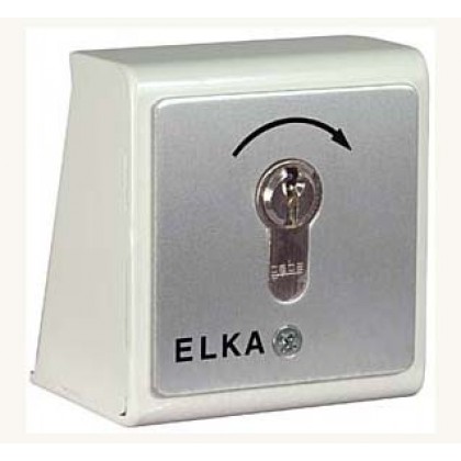 Elka Cylinder lock at the barrier stand