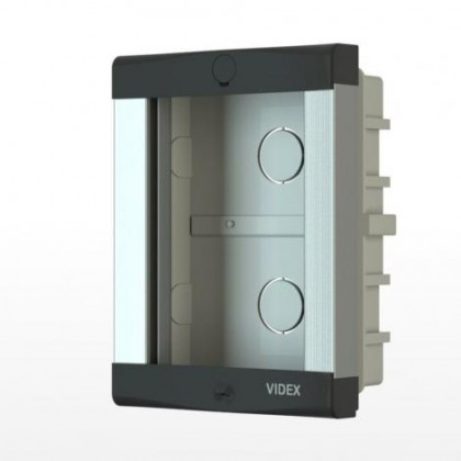 Videx front support & backbox for 8000 series modular panels