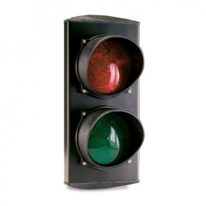 Erreka LSRV2LD24 - 24Vdc large LED traffic lights with two colours