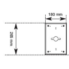 Daitem PLATE-A Fixing plate for caller units - DISCONTINUED