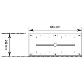 Daitem PLATE-D Fixing plate for caller units - DISCONTINUED