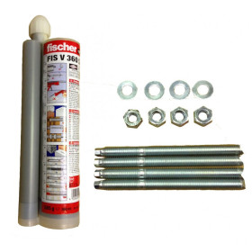 Faac resin barrier fixing kit Faac resin barrier fixing kit