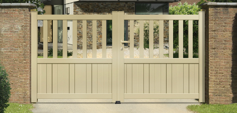 Aluminium Gate In Cream